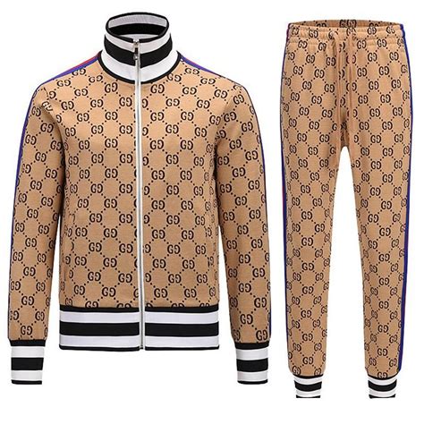 gucci tracksuit for men|gucci velour tracksuit men.